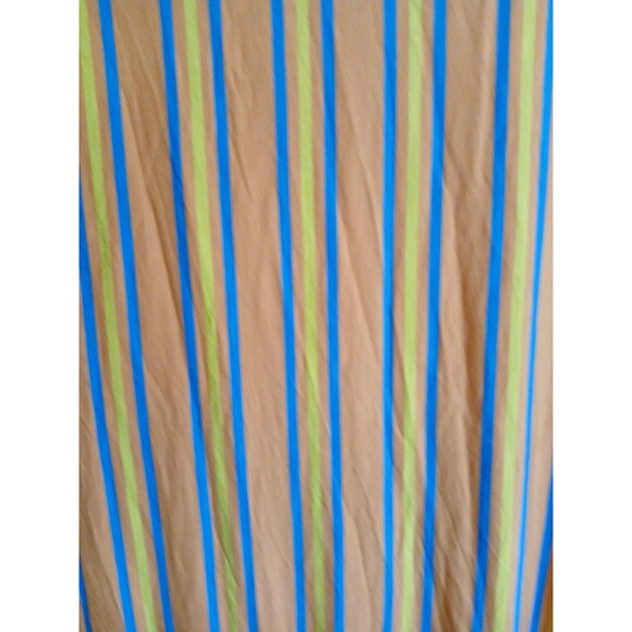 LuLaRoe Julia Bodycon Orange/Blue/Yellow Stripped Dress Womens 2XL - Picture 9 of 16